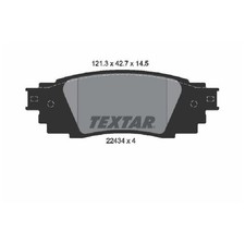 Satz Bremsbeläge Bremsklötze hinten für Toyota Yaris MXP 24280107
