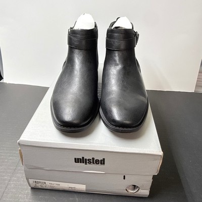Kenneth Cole Unlisted Half Tide Black Chelsea Boots Buckle  display picture 2