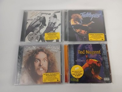 Ted Nugent 4 CD lot Expanded Edition Free For All Cat Scratch Fever Live Hammers