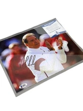 Autographed Photo Nick Saban (Hand Signed) Beckett Authentication