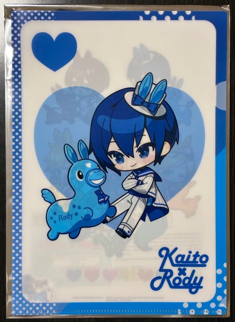 Taito Kuji Hatsune Miku x RODY K Prize Clear File & Sticker Set KAITO