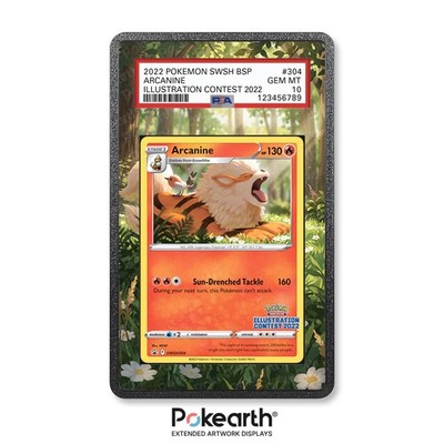 Arcanine SWSH 304 - Extended Artwork Case für Gradekarten