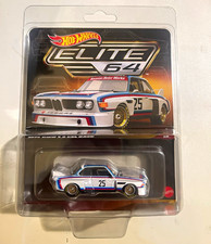 Hot Wheels Elite 64 164 1975 Bmw 3.0 Csl Race 25 Diecast White Hot Wheels Elite 64 164 1975 Bmw 3.0 Csl Race 25 Diecast White