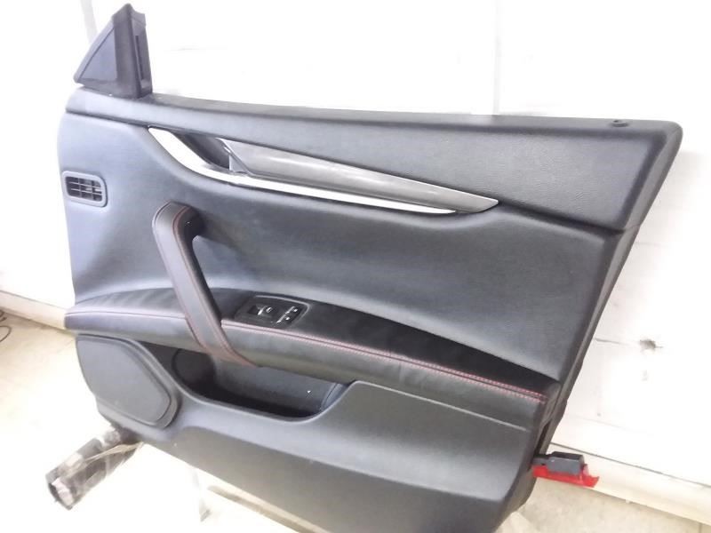 2017 MASERATI GHIBLI Passenger Side Front Interior Trim Panel Black/Red TRIM NA