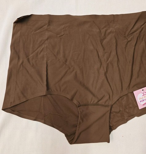Cheek Boss X PopFit Women's Seamless Mid Rise Boyshorts Panties- (XL)NEW - Picture 2 of 7