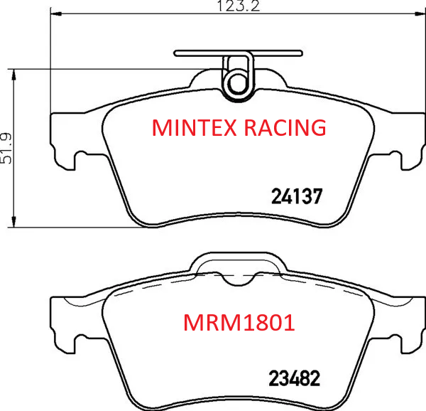 JAGUAR XKR 5.0 V8 XK8 4.2 XK X150 MINTEX FAST ROAD TRACK DAY REAR BRAKE PADS