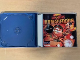 SEGA Dreamcast &ndash; Worms Armageddon (PAL) &ndash; OVP Doppelh&uuml;lle + Anleitung &ndash; ungetest