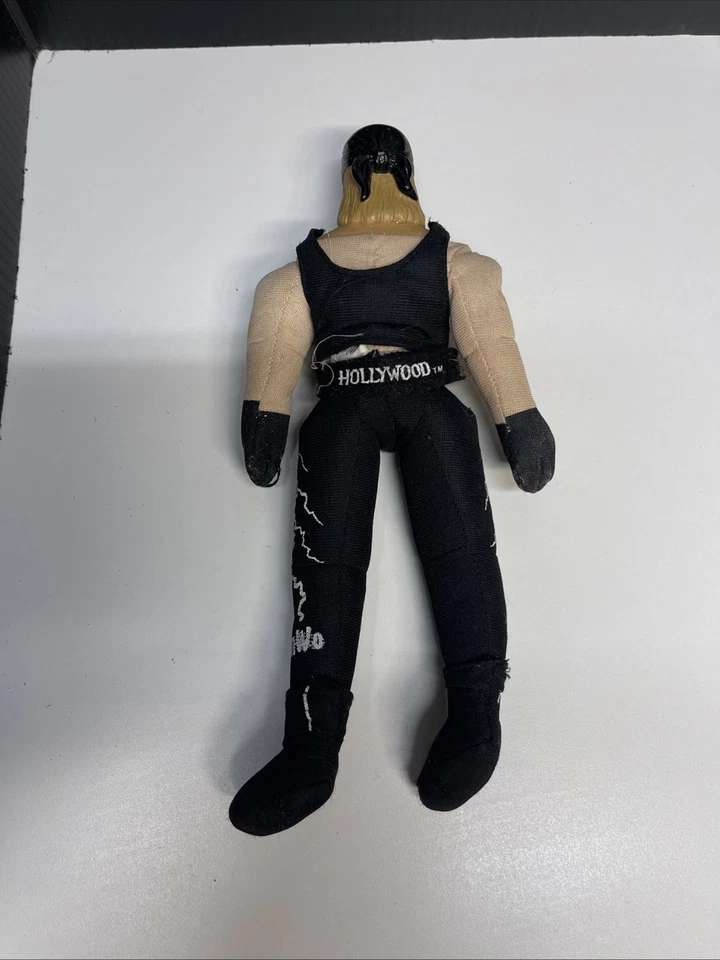Vintage Hulk Hogan Hollywood Hogan WCW NWO Lutador de Pelúcia Play by Play 1999 - Imagem 3 de 4