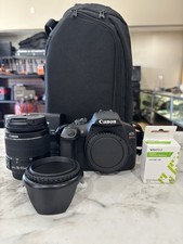 Canon EOS Rebel T7 24.2MP Digital SLR Camera w/ EF-S 18-55mm, Battery charger