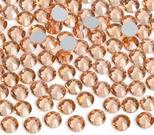 Glue Fix Crystal Flatback Rhinestones Glass Diamantes Gems for Crafting Nail Art