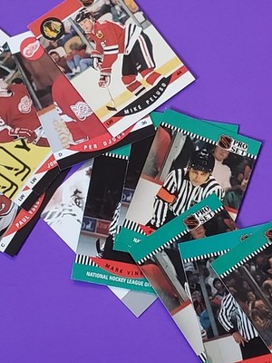 1990-91 PRO SET HOCKEY CARDS 501-705 YOU PICK 50% OFF 2+ FREE SHIPPING