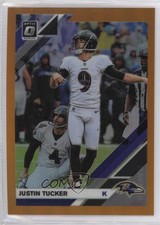 2019 Panini Donruss Optic Orange Prizm 53/199 Justin Tucker #10 14md