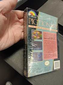 Pictionary (Nintendo NES) CIB W/Box Protector **Partial Seal**SEE PICS