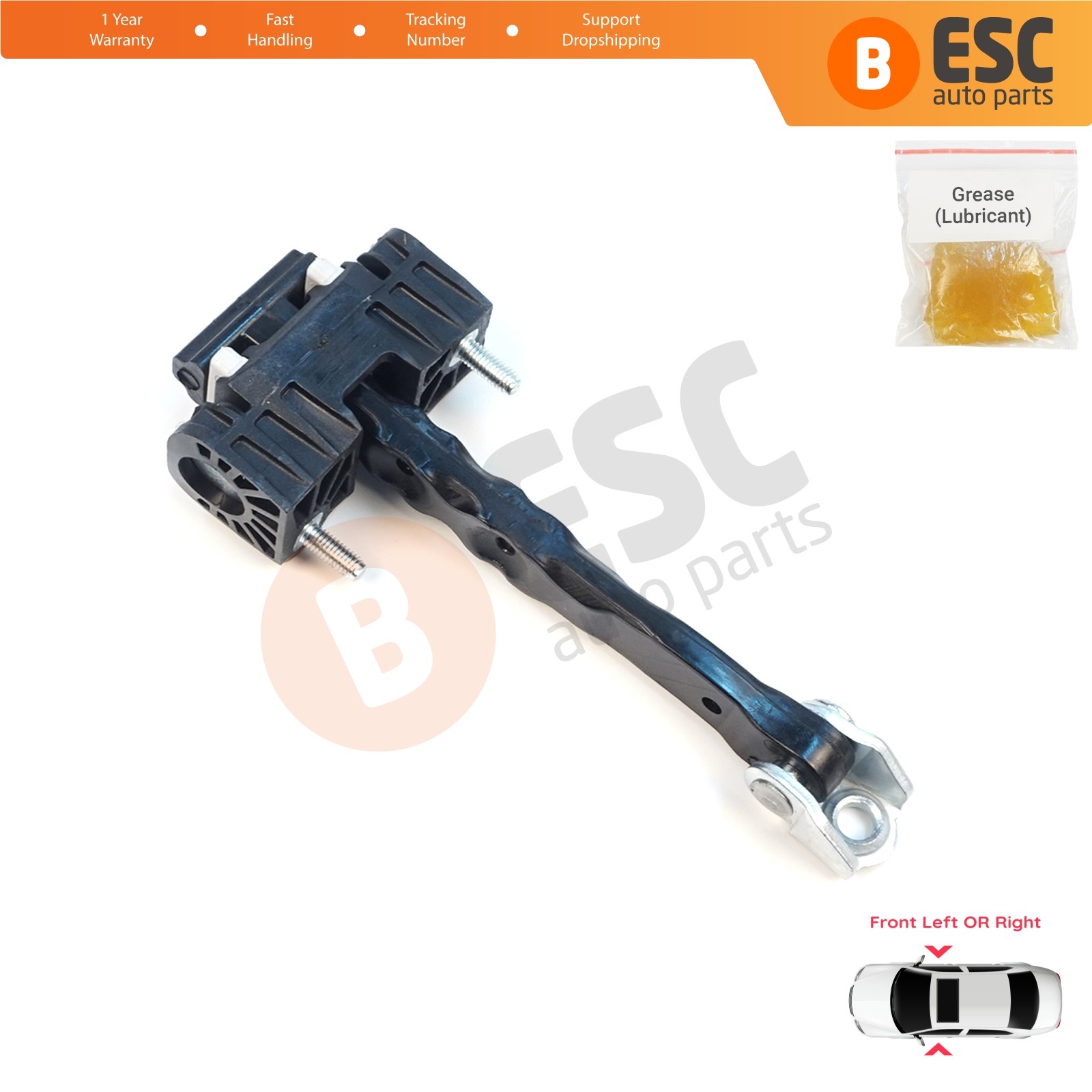 Front Door Hinge Stop Check Limiter for Volvo S40 2 544 V50 545 C30 533 31217750