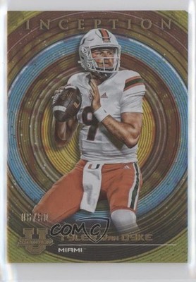 2022-23 Bowman Inception University Gold Foil V2 6/50 Tyler Van Dyke #8 8e3