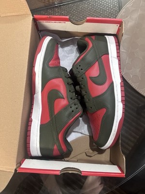Nike Dunk Low Cargo Khaki Mystic Red Green/Red Men Low Top DV0833-600 2023