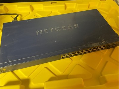 Netgear ProSafe Ethernet Switch 24 Port Gigabit Managed GS724TS Stackable