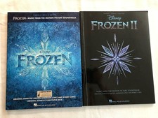 Lote de cancioneros Frozen: Frozen/Frozen II (piano/voz/guitarra)