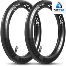 12"/14"/16"/18"/20"/22"/24"/26"/28" Kids Bike Inner Tubes 2 Pack, Width Fit 1...
