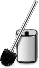 Toilet Brush and Holder Set Toilet Bowl Brush Stainless Steel Automatic Open lid