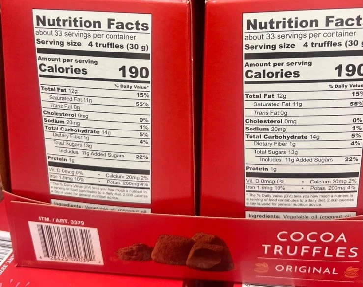 Trufas de cacao originales Truffettes de France, paquete de 2 2,2 lb (1 kg) - Total 4,4 lb Foto 3 de 3