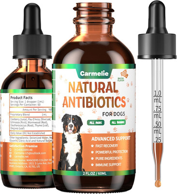 Natural Antibiotics for Dogs - Dog Antibiotics Nutritional Supplements for Skin 