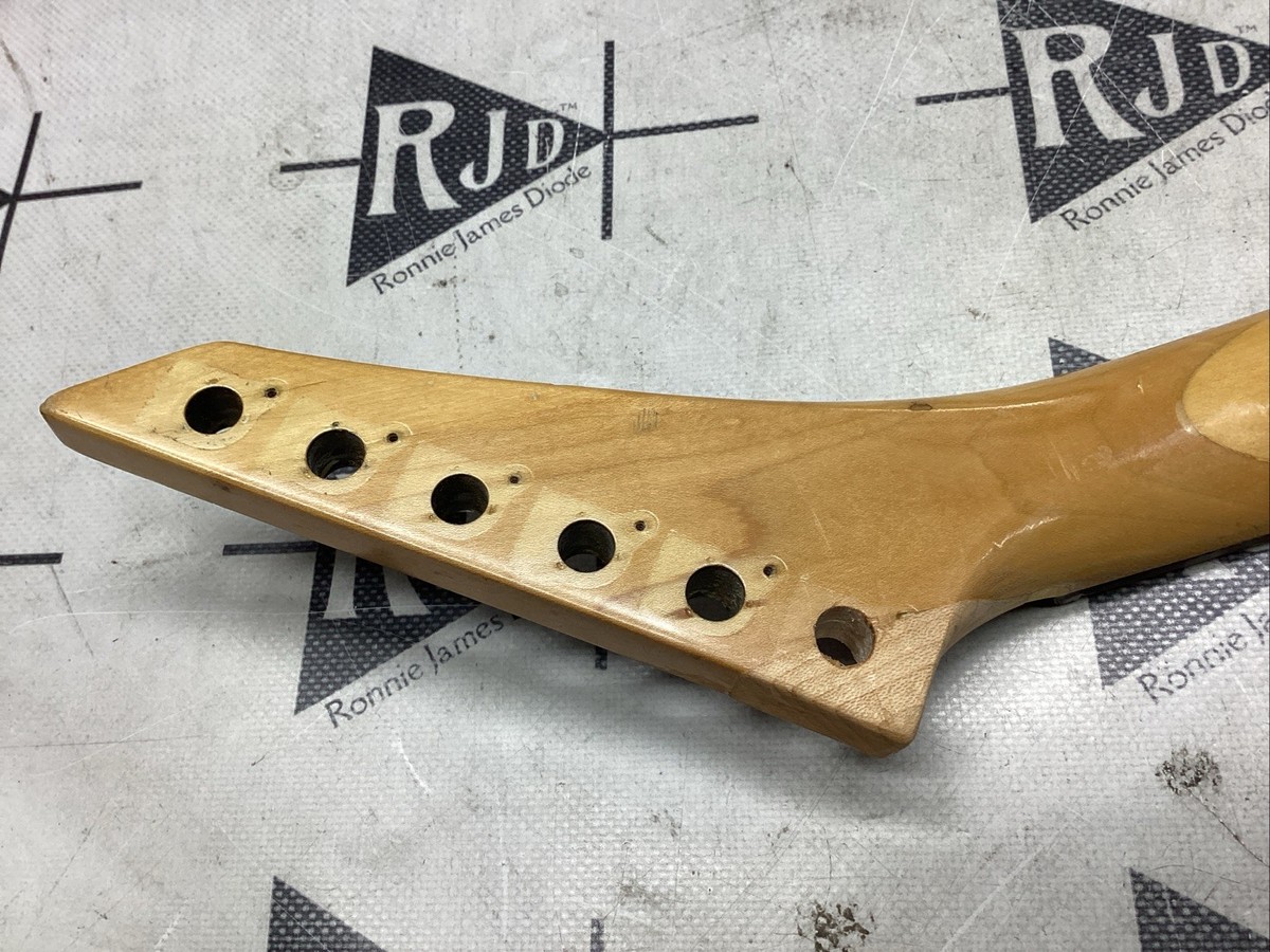 80's Washburn Japan G-10 V Electric Guitar Neck Left Repaired | eBay