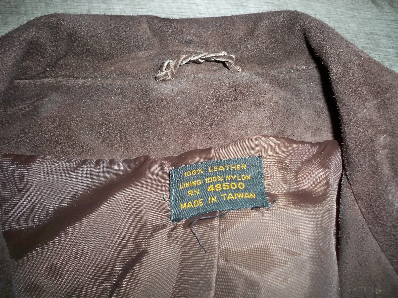  vintage leather car club starsky fight club jacket