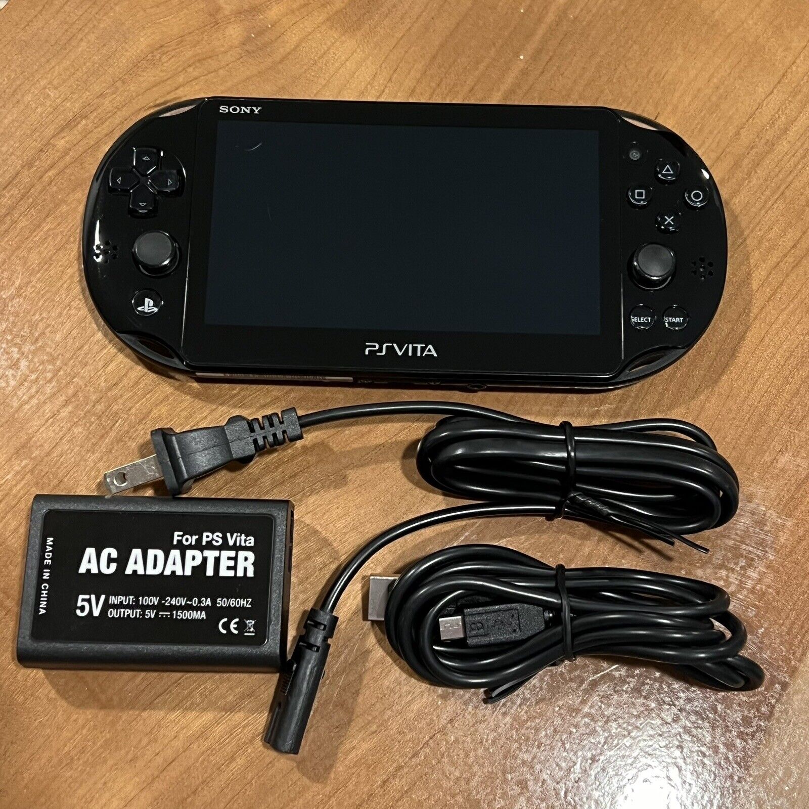 Black Sony PS Vita 2000 System w/ Charger (PCH-2000 Region Free)