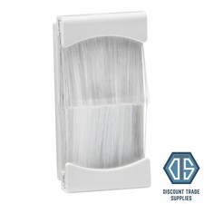 BG Polished Chrome White Euro Data Module Inserts HDMI TV SAT Cat5 Cat6 USB 