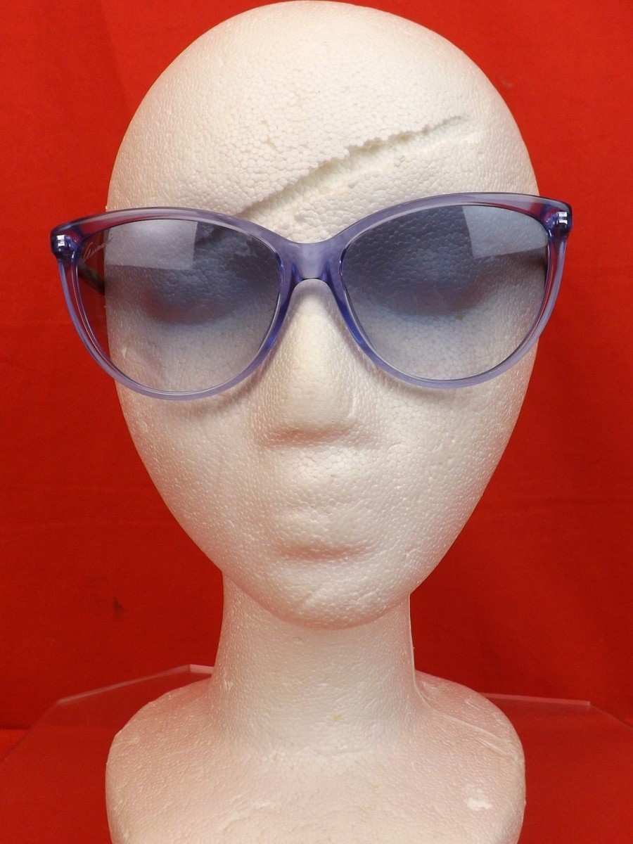 NIB GUCCI GG3641/S BLUE CAT EYE INTERLOCKING GG SCRIPT LOGO