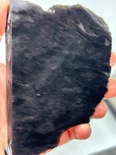 Obsidian Slab w Silver Sheen Lapidary Cabbing Knapping Combo Shipping Available