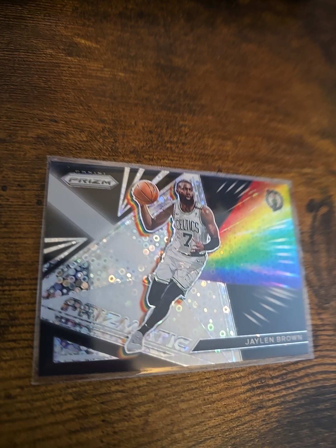 2021 Panini Prizm Jaylen Brown Rainbow Prizmatic Fast Break Prizm Boston Celtics