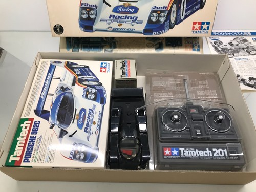 TAMIYA 2101 TAMTECH PORSCHE 962C RADIO CONTROL -1:24- COMPLETE RC KIT IN BOX - Picture 5 of 18