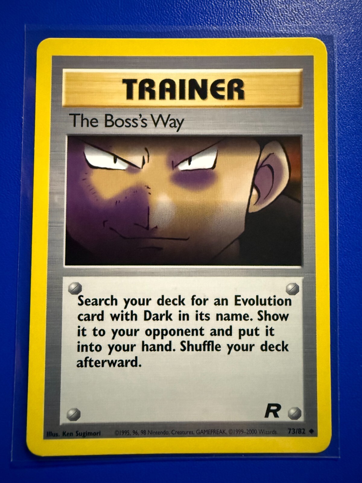 THE BOSS'S WAY - 73/82 - Team Rocket - Pokemon Card - NM