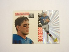 1995 PINNACLE FOOTBALL DREW BLEDSOE CLEAR SHOTS #4/10 NEW ENGLAND PATRIOTS