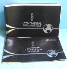 96 1996 Lincoln Continental Owners Manual