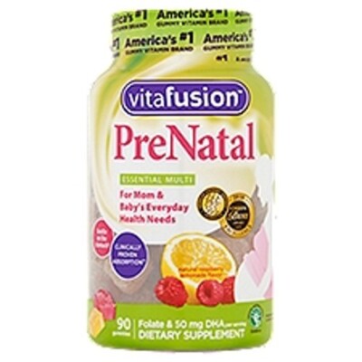SM Vitafusion PreNatal Gummy Vitamins, 90ct