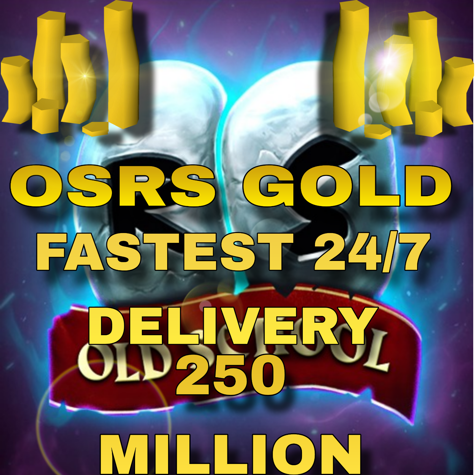 OSRS GP 250M 💰 Old School Runescape Gold💰15 min Delivery, 24/7🚛
