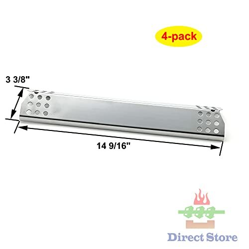 4X Stainless Steel Grill Heat Shield Plate for Kitchen Aid Nexgrill 720