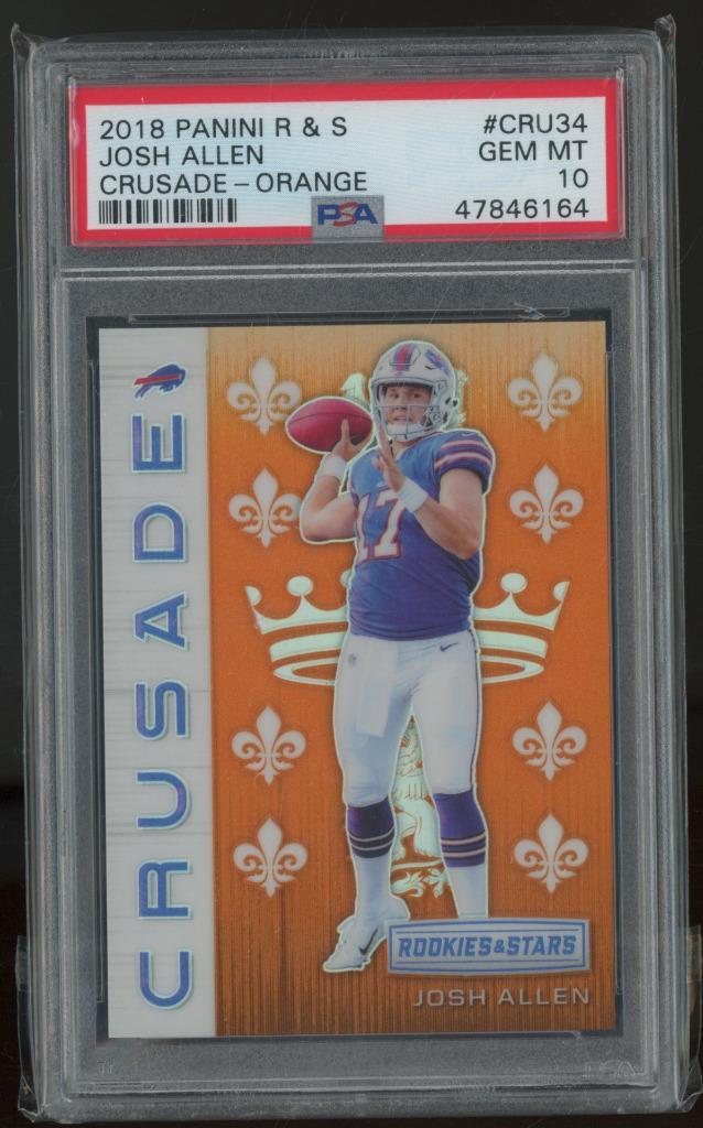 Josh Allen Panini Rookies & Stars Crusade #CRU34 Orange