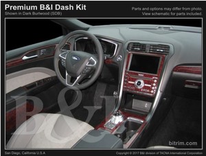 Wood Dash Kit Fits Ford Fusion 2017 2019 Ebay