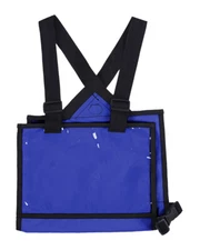 QHP cross country number bib/holder - cobalt blue  QHP