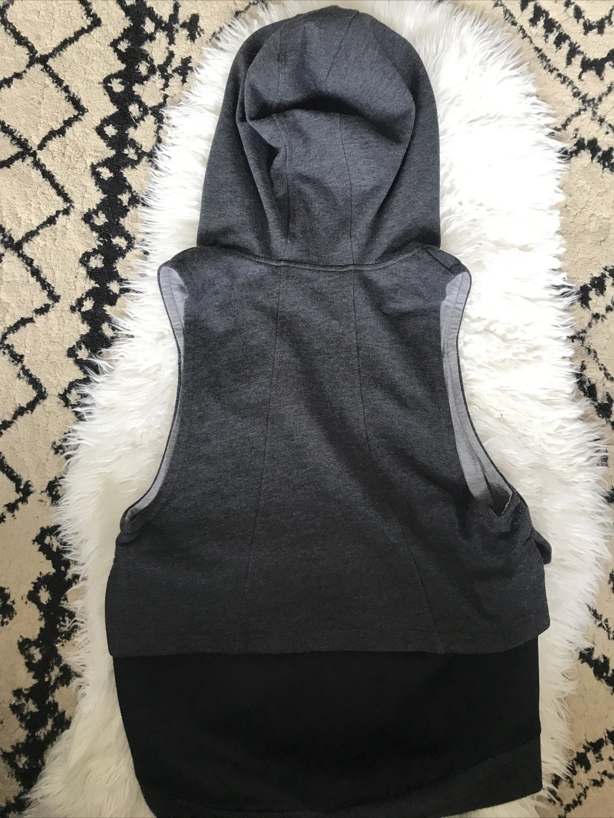 lole sleeveless hooded full zip adult jacket