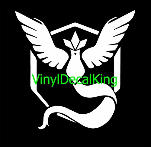 Pokemon Go Team Mystic 符号 车窗笔记本电脑乙烯基贴花贴纸神奇宝贝 Ebay