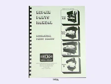 Chicago /  Dreis & Krump Press Brake Series A/B, C/L, M/R,& D Parts Manual *149A