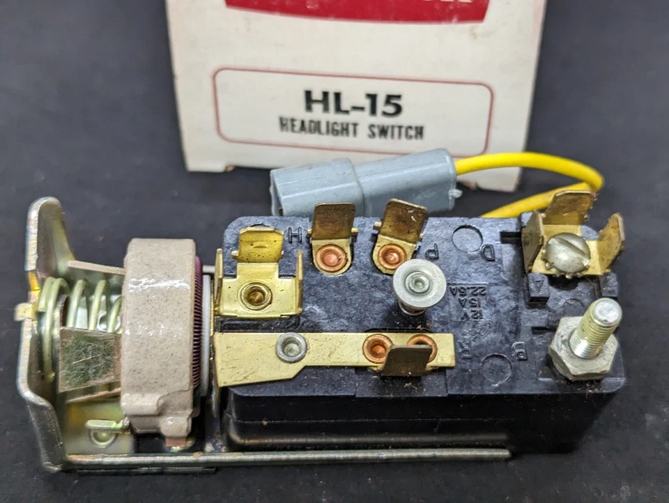 1960 1961 Dodge Desoto Plymouth Lancer Dart Valiant interruptor de faros Mopar Foto 3 de 4