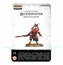 Bloodmaster Herald of Khorne Daemons Warhammer Age of Sigmar 40K NIB Blister