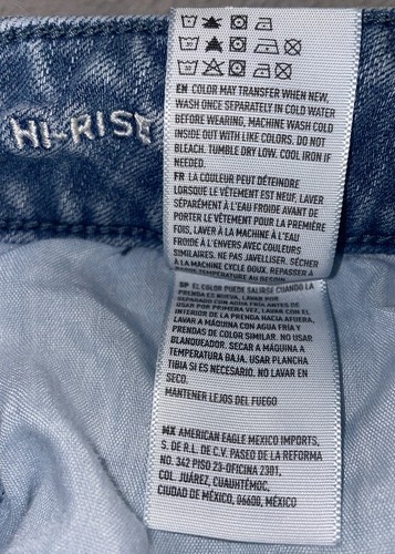 Shortie American Eagle Hi Rise AEO X4 Jean 360° Super Elasticizzati - Foto 8 di 8