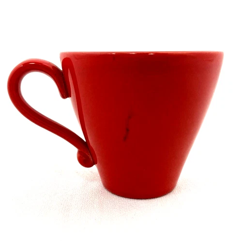 Vintage Metlox Poppytrail Flamenco Red 3" Coffee Tea Cups Mug Replacement